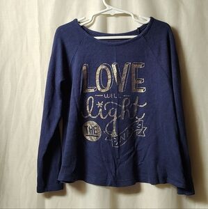 Cat And Jack Kids Navy Blue Size 5t Long Sleeve Shirt